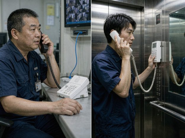 IP电梯五方通话系统现场-上海宽仁电子